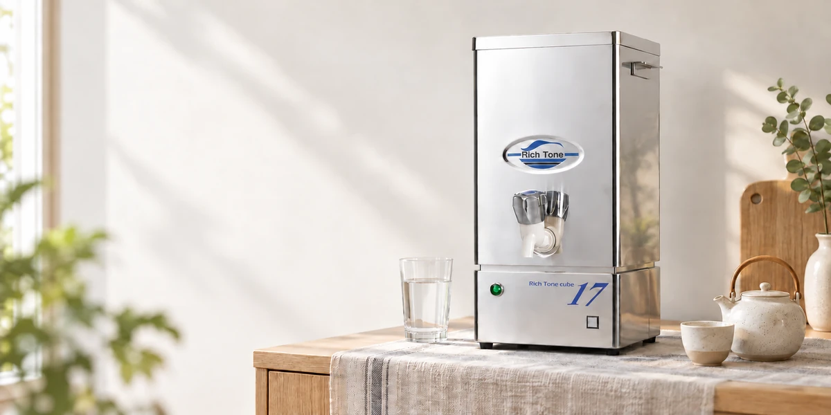 お茶の時間になじむリッチトーン電子水 RT-17CBM