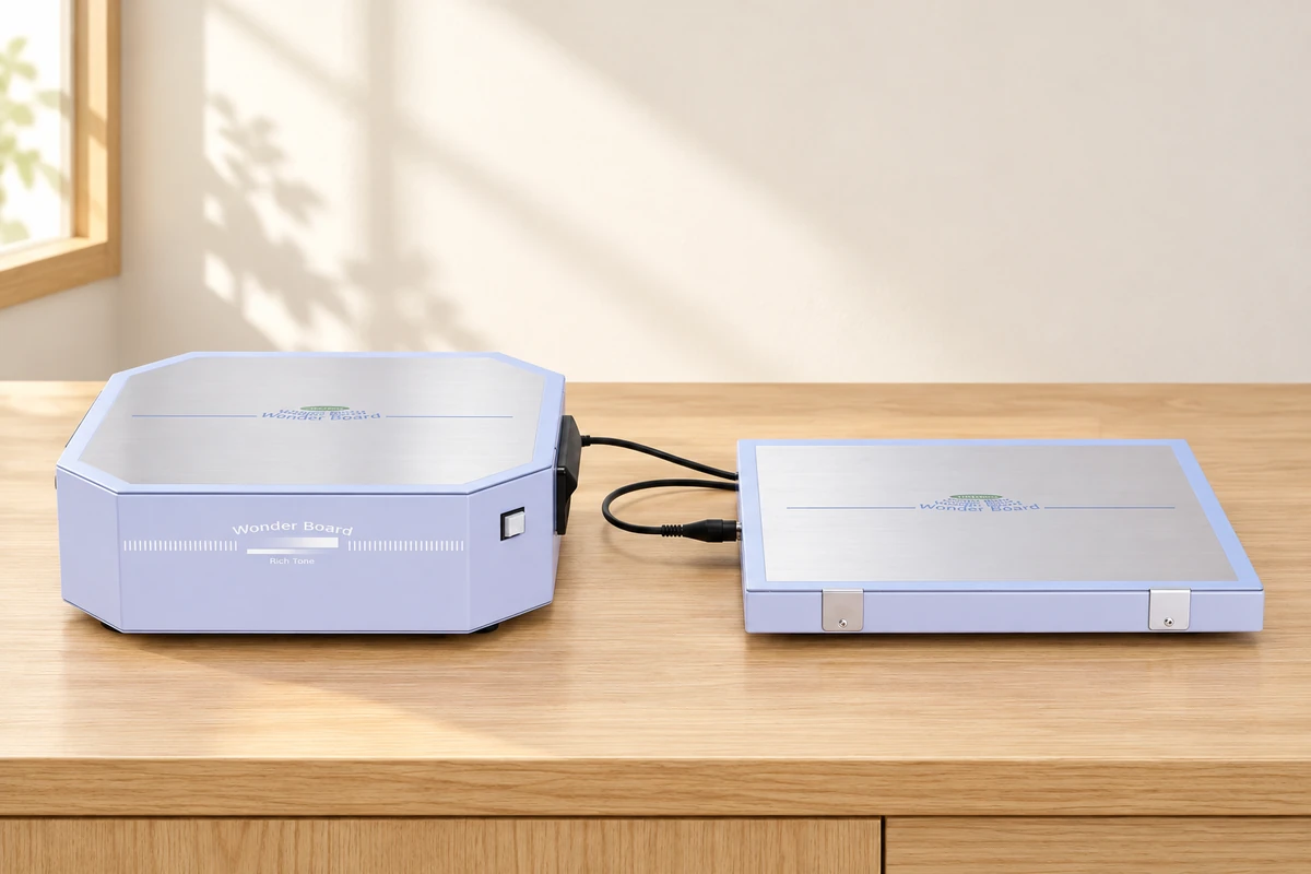 RT-WB500本体とWBE-300を電子コードでつないだ構成